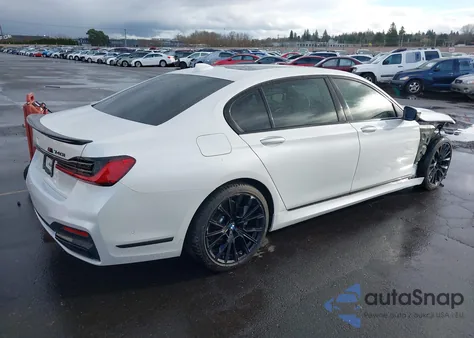 2020 BMW 740I xDrive из США, поврежденный, VIN WBA7T4C02LCE14229